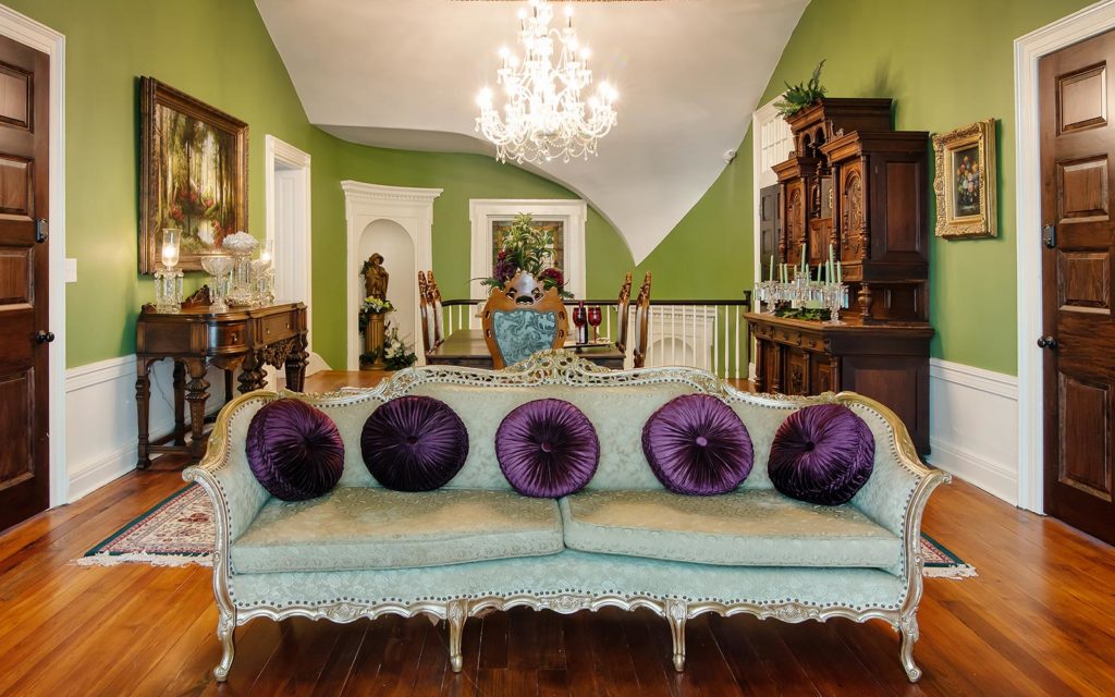 With elegant touches throughout like this sitting room, it's no wonder our Bed and Breakfast is the best place to stay in Nashville