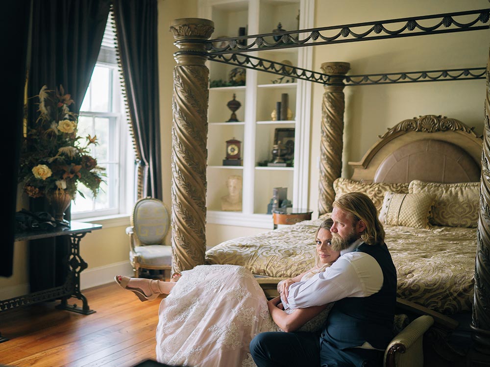 stay in the beautiful guest rooms at Belle Air Mansion, another reasons we're one of the best wedding venues in Middle Tennessee