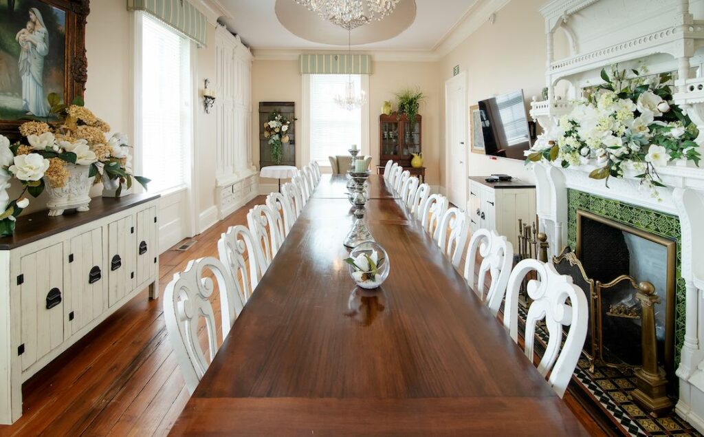 Nashville Meeting Space, photo of our historic dining room set up for conferences