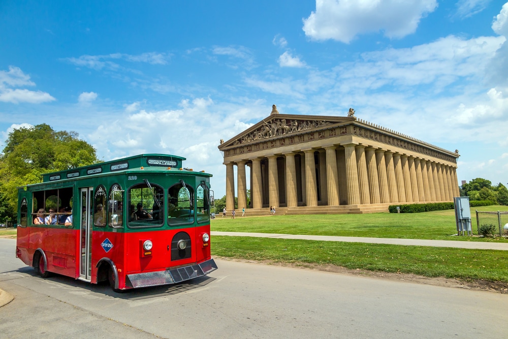Photo of the Old Trolley Tour in Nashville near our bed and breakfast in Nashville