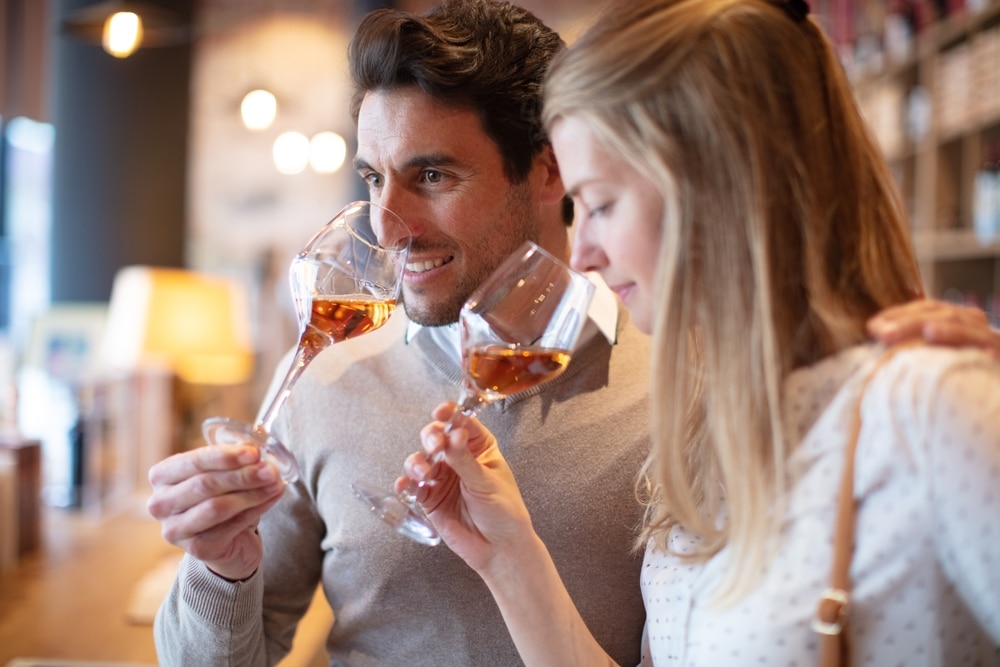 couple out enjoying one of the Whiskey Tours in Nashville near our bed and breakfast