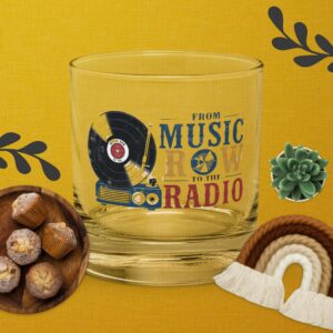 Music Row Rocks glass