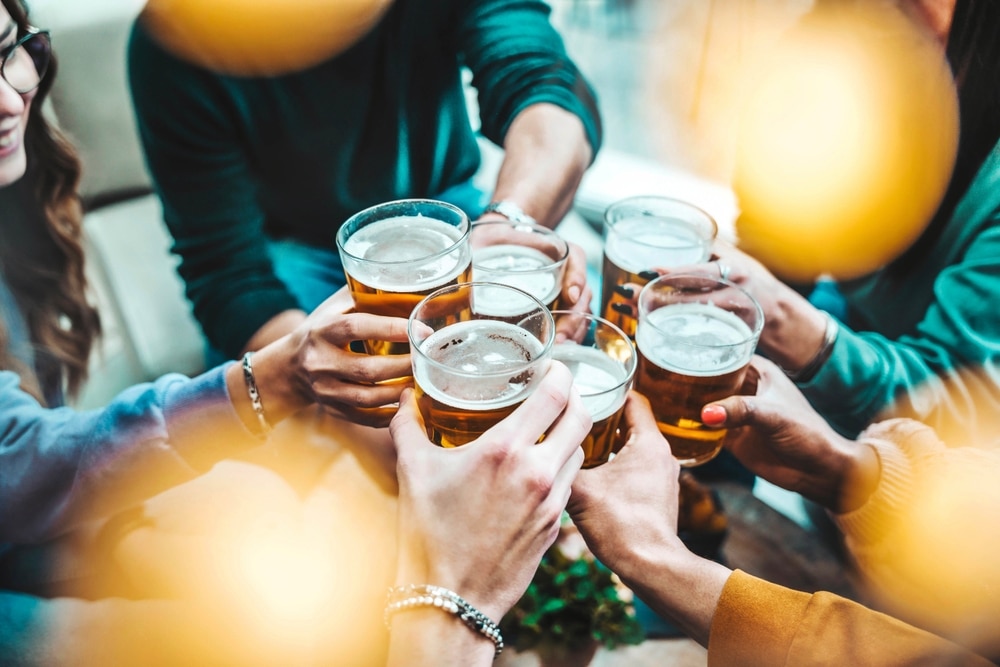 Group of friends at one of the Best Breweries in Nashville