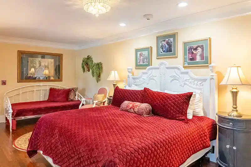Ruby Room at the Belle Air Mansion Nashville